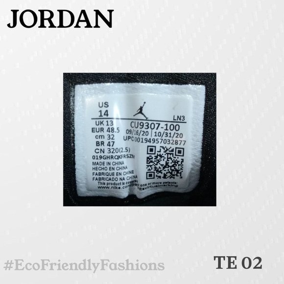 Nike Air Jordan 7 Retro Flint Men's White & Gray Sneaker Size 14 CU9307-100 - Picture 7 of 7